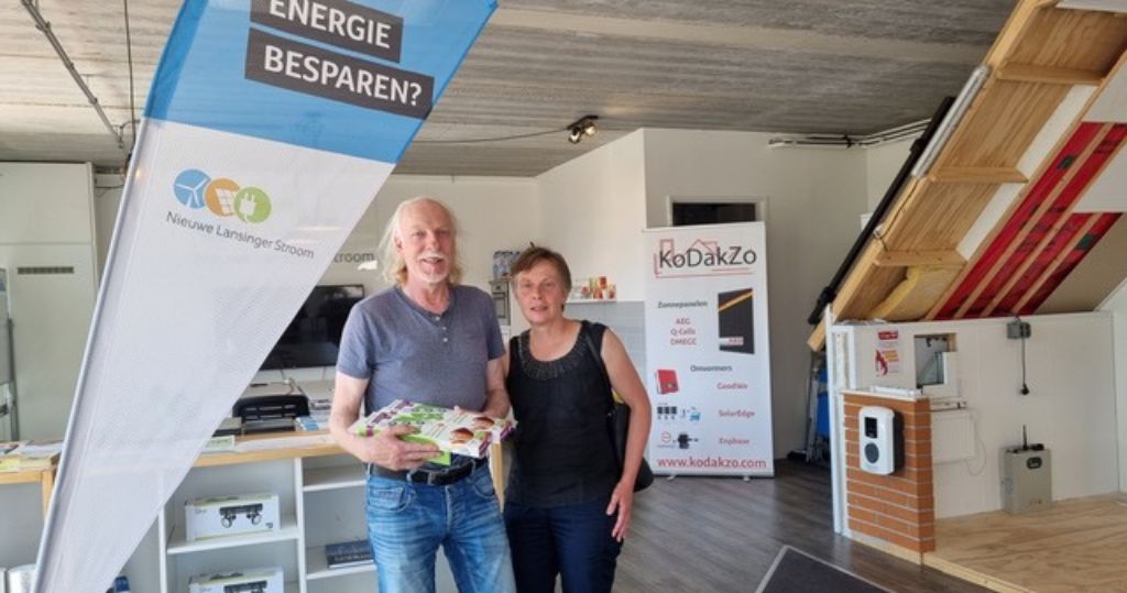 Meneer en mevrouw Van der Elst - Bezoekers 1000 en 1001 aan de Energiewinkel